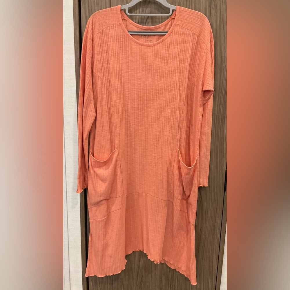 Comfort Code By Cuddl Duds Womens Long Sleeve Dress Size M